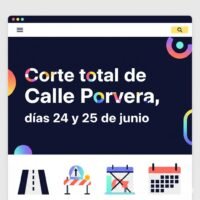 corte en Calle Porvera
