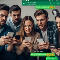 discusión de WhatsApp