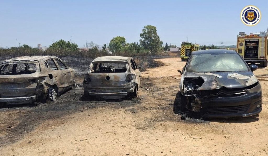 Incendio de consideración en Pozoalbero, Jerez