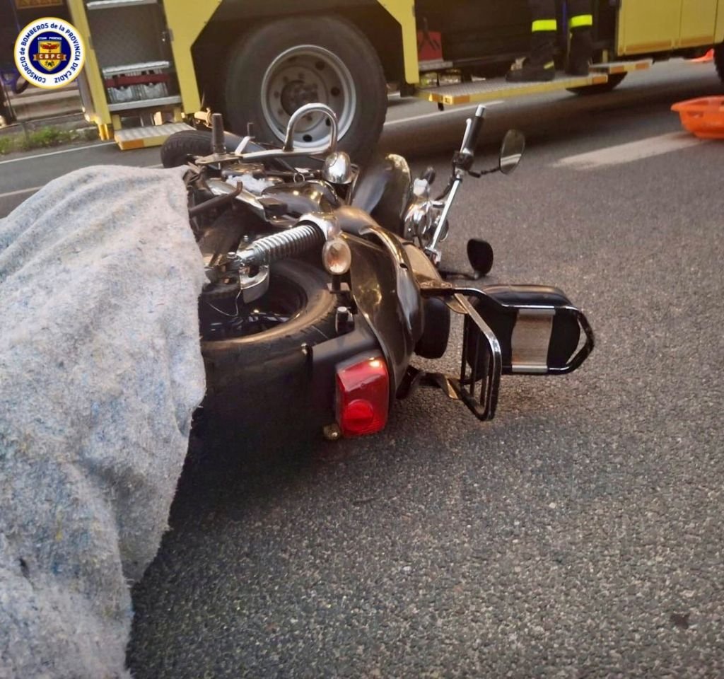 Trágico accidente: Motorista fallecido en Chiclana