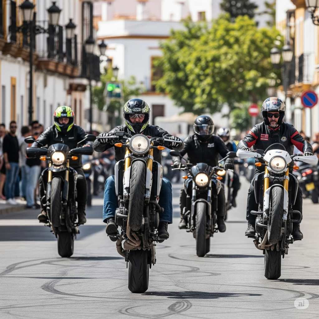 Refuerzo en Jerez contra las exhibiciones ilegales de motos