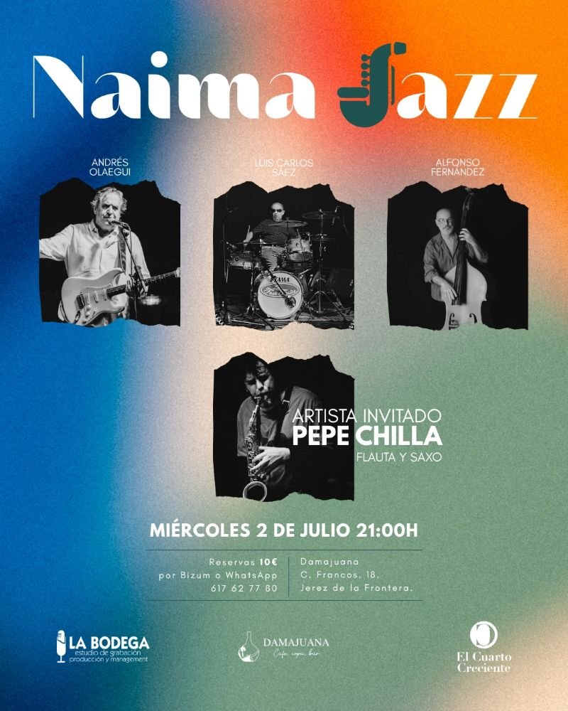 Naima Jazz Jerez: una noche íntima con música en vivo