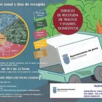 Recogida de enseres en la Plaza del Progreso