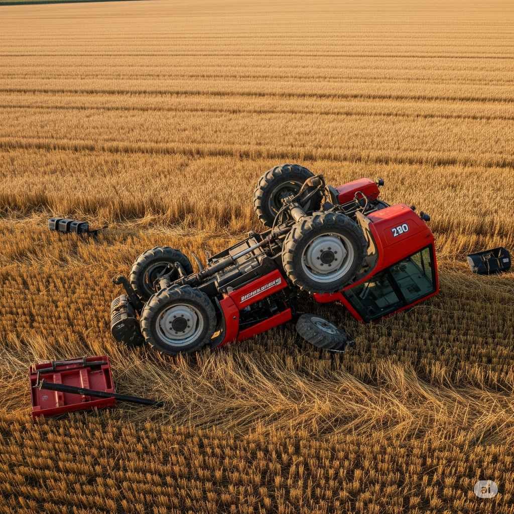 Trágico accidente: un hombre pierde la vida tras volcar su tractor en Ronda