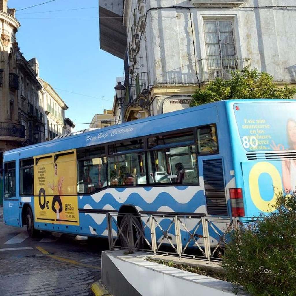 transporte público en Jerez