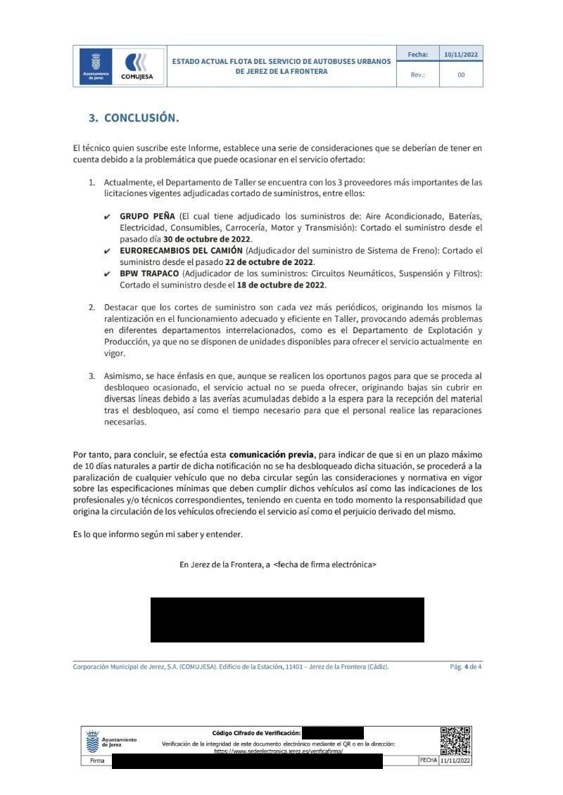 esclarecer autobuses urbanos en Jerez
