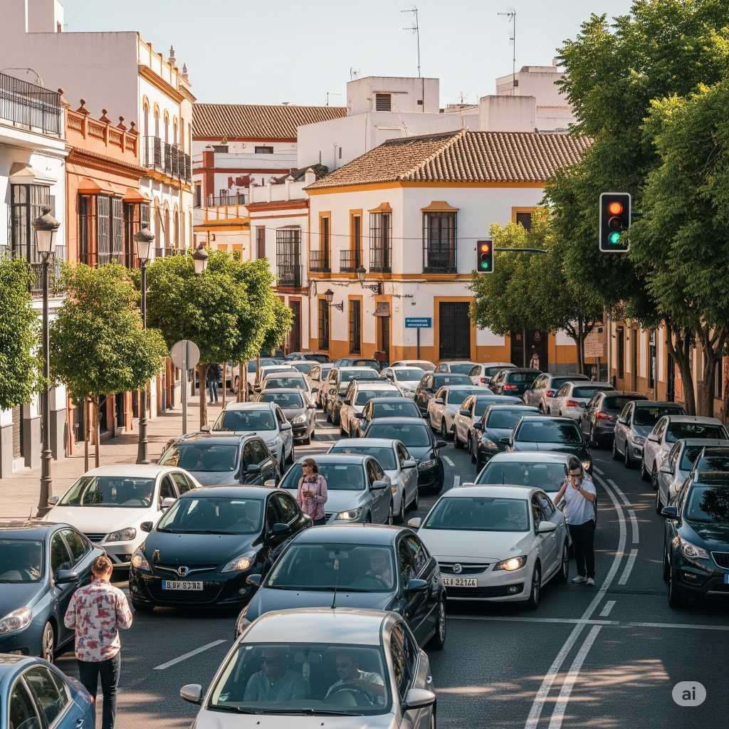 cortes de tráfico Jerez Velá de Santiago