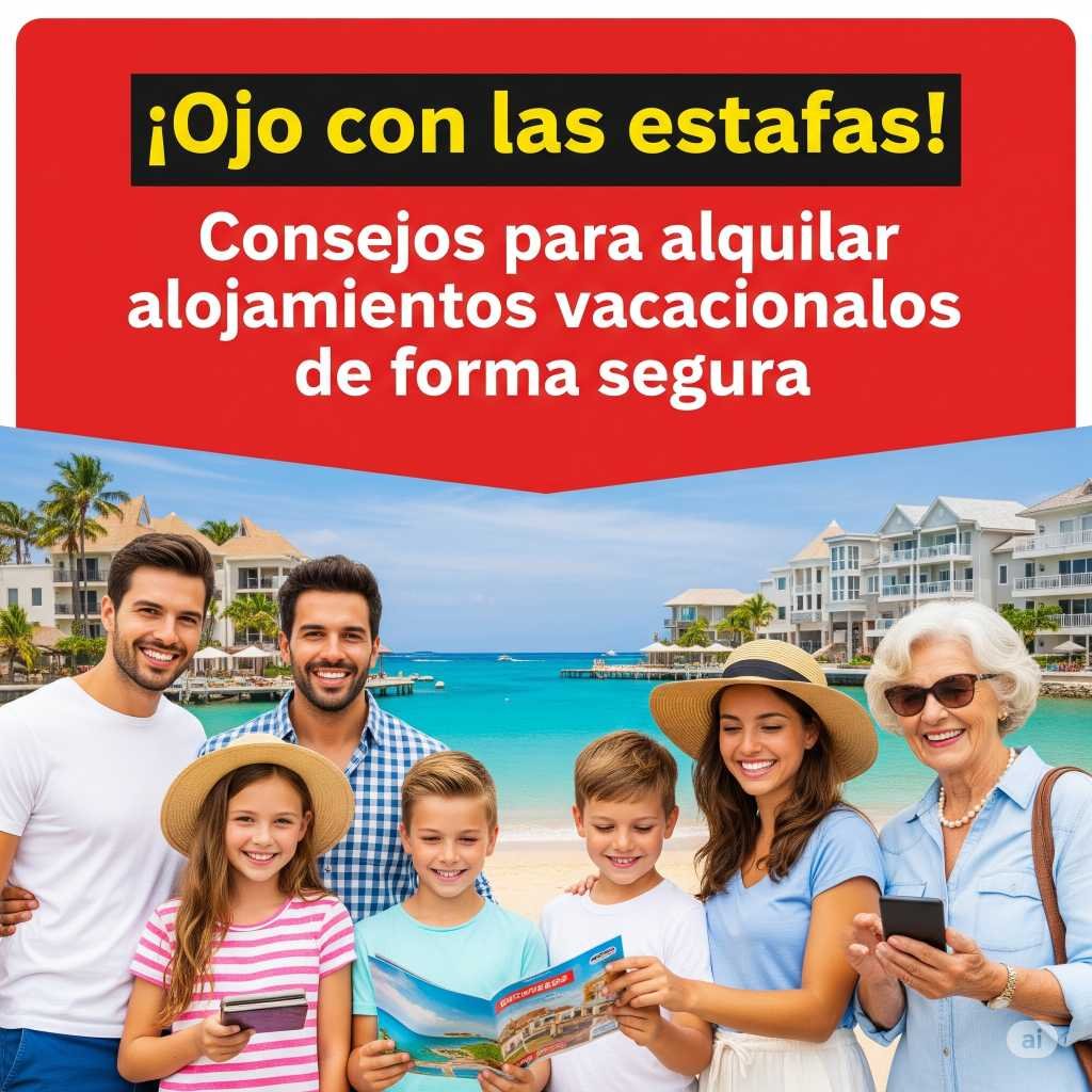 ¡Ojo con las estafas! Consejos para alquilar alojamientos vacacionales de forma segura