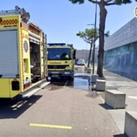 incendio en Carrefour Jerez Sur