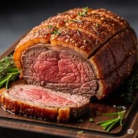 ternera al horno crujiente