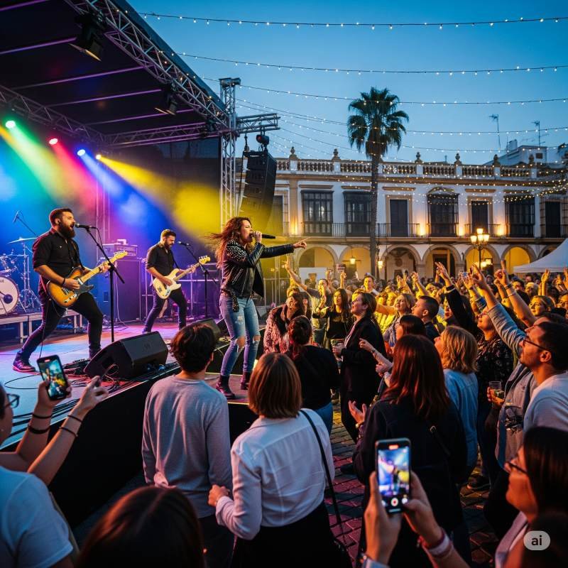 ¡Explosión Musical en Jerez! Confirmados los Conciertos de las Fiestas de la Vendimia 2025