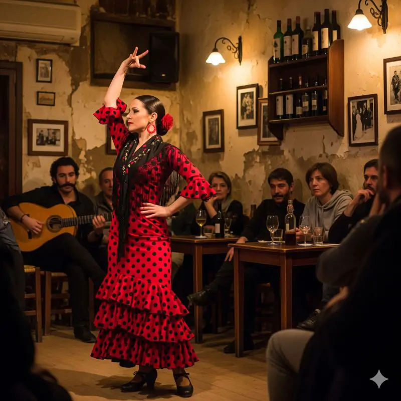 Flamenco con M de mujer