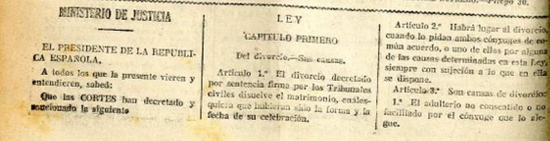 el primer divorcio