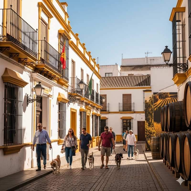 Ruta Vino y Arquitectura Jerez mascotas