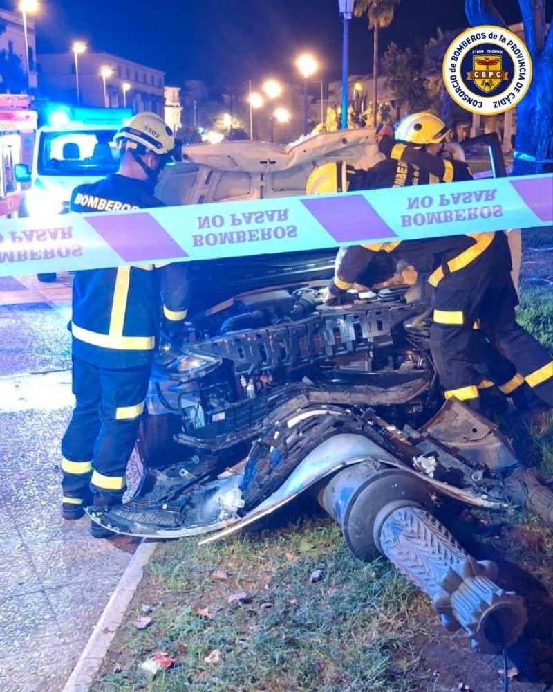 accidente plaza Mamelón Jerez