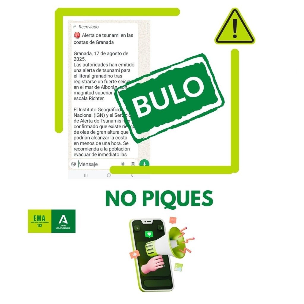 ALERTA FALSA: Tsunami en Granada, la mentira que pone en vilo a miles de andaluces