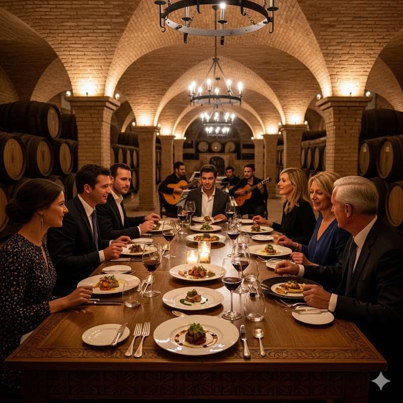 Cena de lujo en Bodegas Fundador: El secreto mejor guardado de la alta cocina asturiana se desvela en Jerez