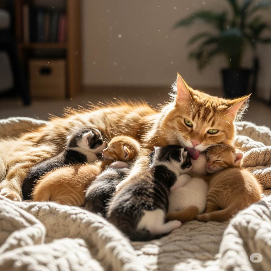 El enigma felino: ¿Cuántos pezones tienen las gatas y los leones? La respuesta te dejará con la boca abierta