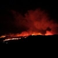 incendio forestal Lubrín