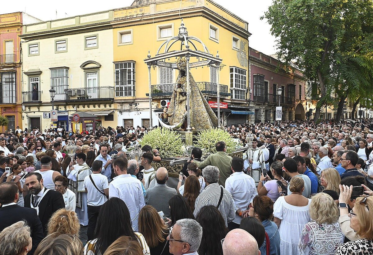 Procesión de La Virgen de la Merced en Jerez de la Frontera