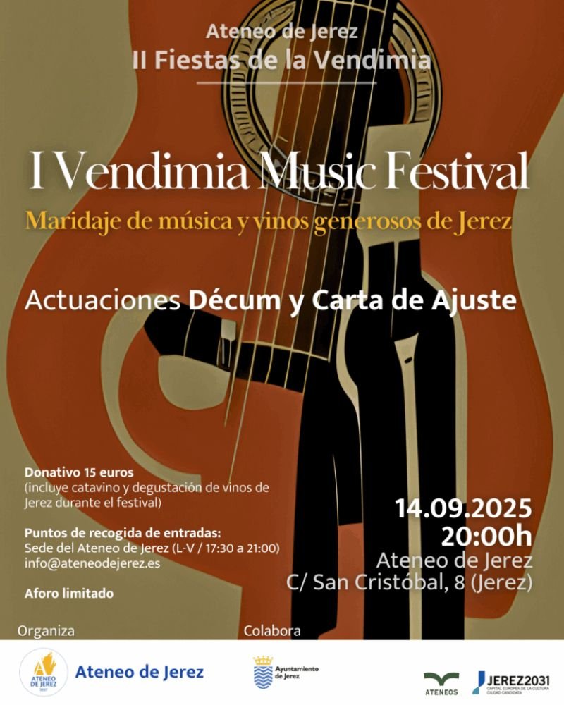 Vendimia Music Festival Ateneo de Jerez