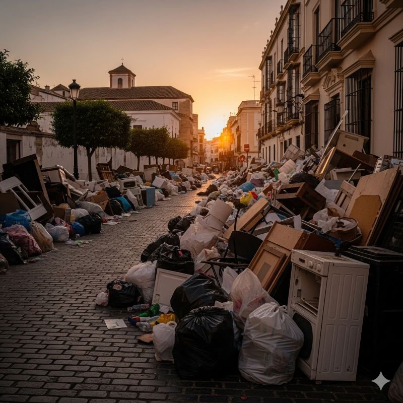 Arranca la cruzada contra la suciedad en Jerez: la Policía Local multa hasta con 300 euros a quienes tiran basura de forma ilegal
