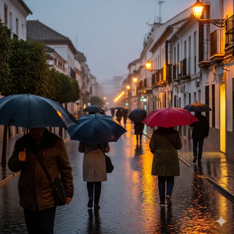 lluvia Jerez huracán Gabrielle