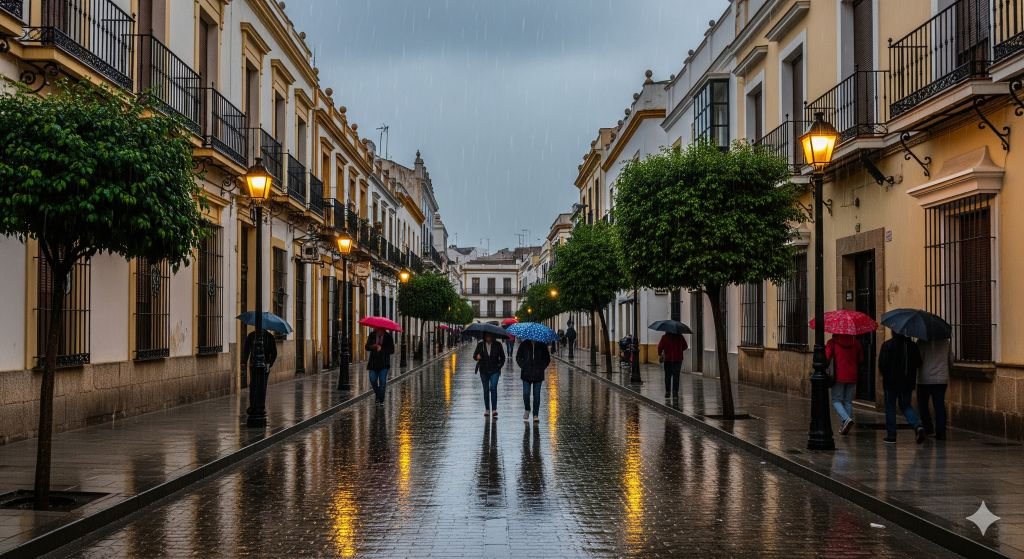 lluvias en Jerez de la Frontera