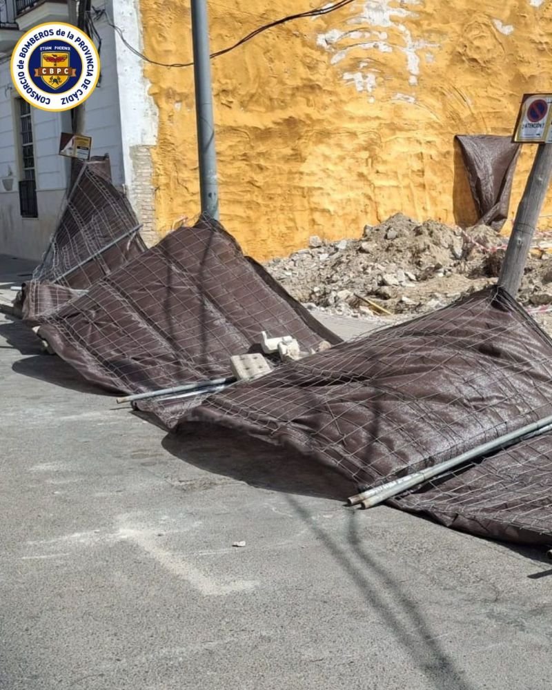 temporal de levante en Jerez