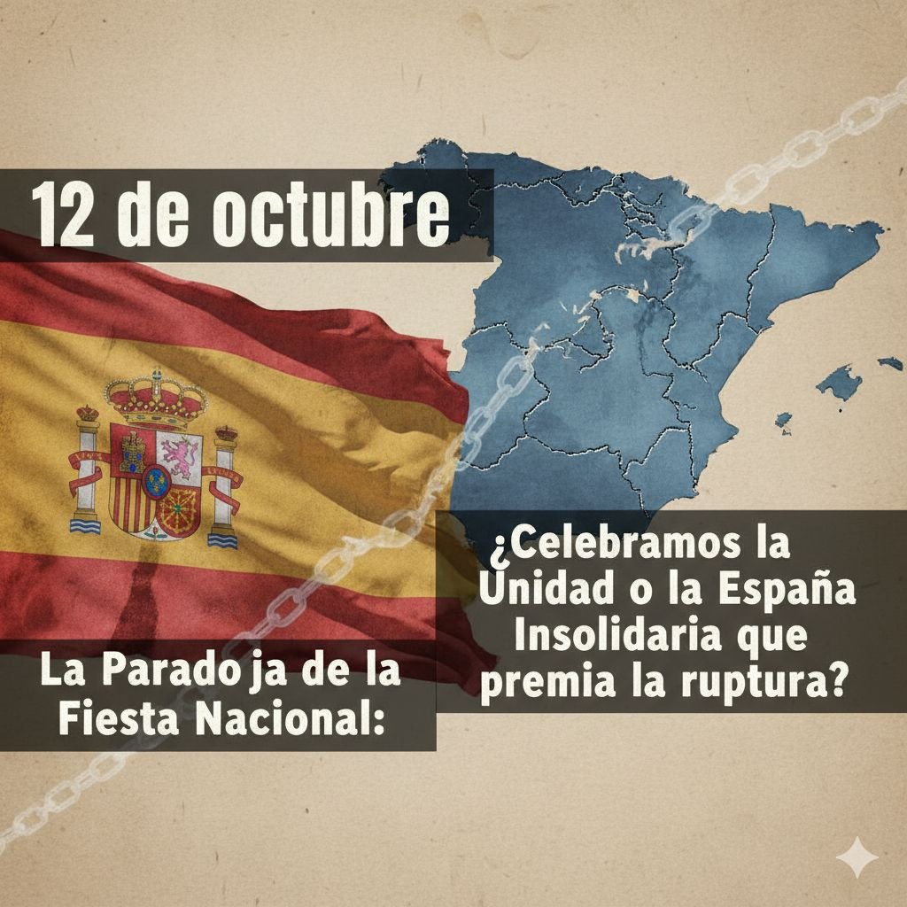 La Paradoja de la Fiesta Nacional: ¿Celebramos la Unidad o la España Insolidaria que premia la ruptura?
