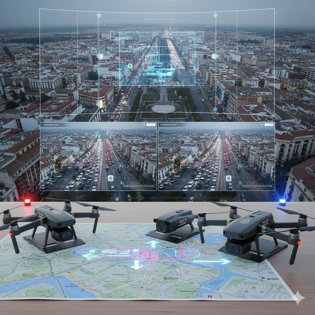 Jerez ciudad blindada con cámaras y drones: ¡El Mamelón y Angustias bajo vigilancia aérea por Navidad!