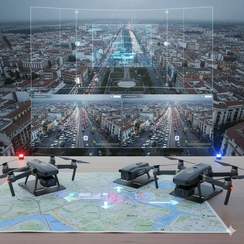 Jerez ciudad blindada con cámaras y drones: ¡El Mamelón y Angustias bajo vigilancia aérea por Navidad!