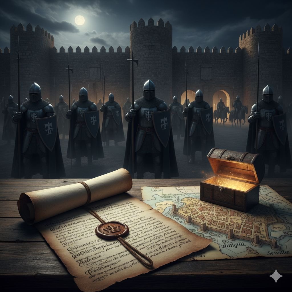 Misterio medieval en Jerez: ¿Qué secreto esconde el pacto de sangre y acero que ligó a 40 caballeros con las puertas de la ciudad en 1268?