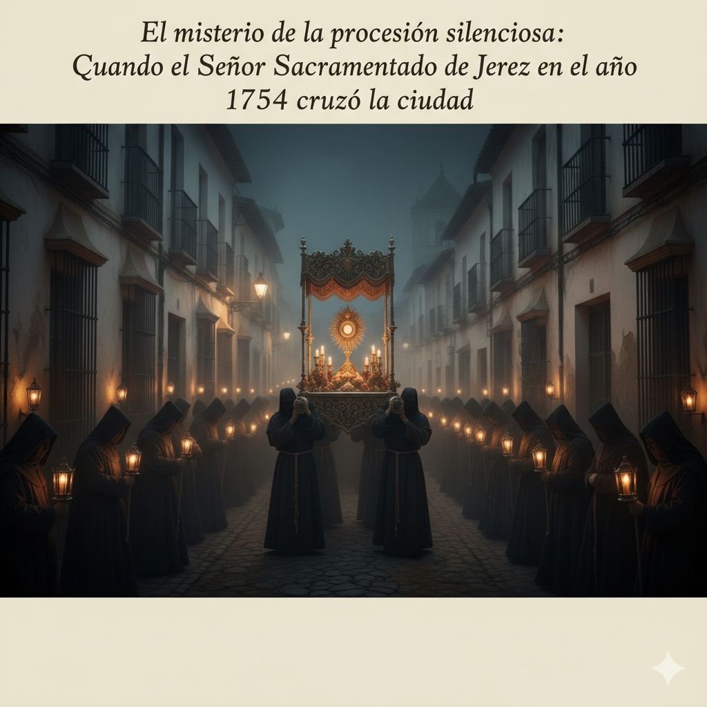 El misterio de la procesión silenciosa: Cuando el Señor Sacramentado de Jerez en el año 1754 cruzó la ciudad