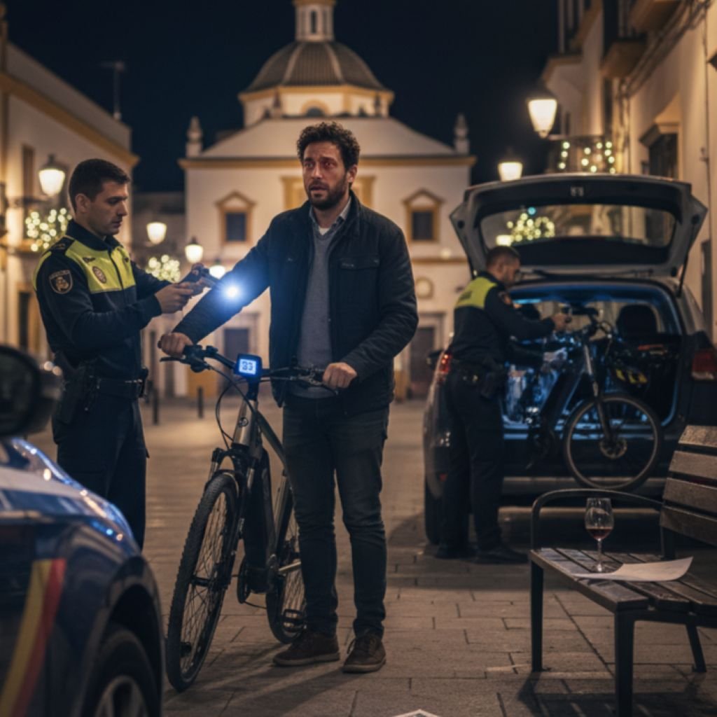 El peligro silencioso de los VMP: La Policía de Jerez denuncia a un ciclista eléctrico ebrio y exige más concienciación ante la ley
