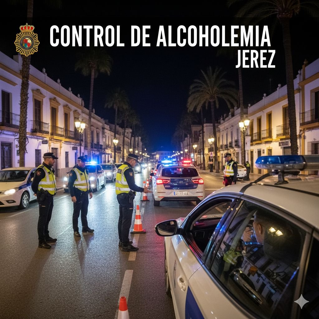 controles de alcohol y drogas en Jerez