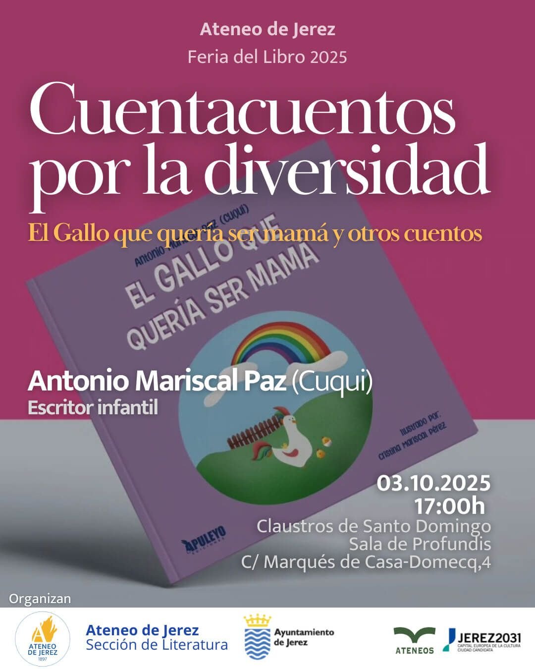cuentacuentos inclusivo del Ateneo de Jerez