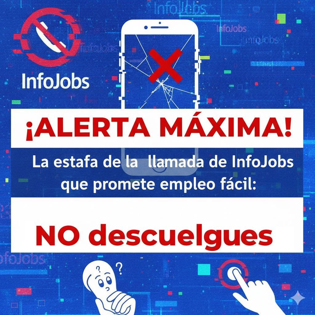 ¡ALERTA MÁXIMA! La estafa de la llamada de InfoJobs que promete empleo fácil: NO descuelgues