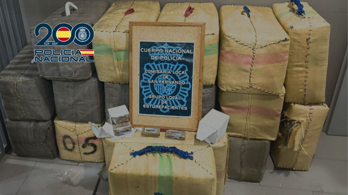 Megaoperación contra el narcotráfico: Incautan más de 727 kilogramos de hachís y detienen a cuatro personas