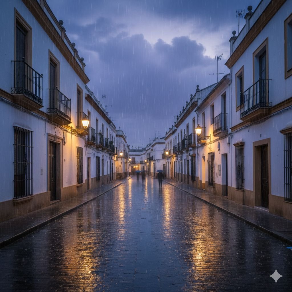 El cielo de Jerez sonríe: ¡Vuelve la lluvia tan necesaria y alivia la sequía!