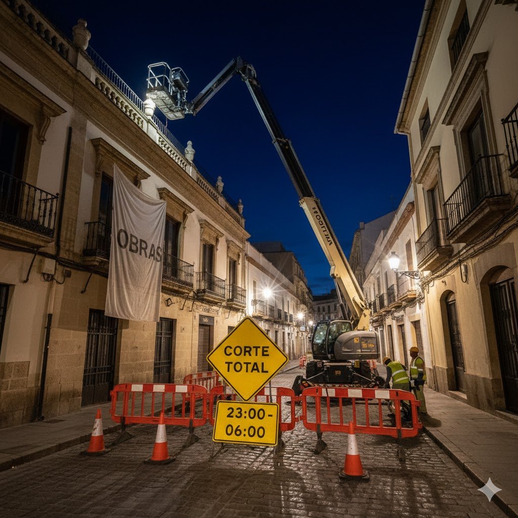 Cortes tráfico Jerez