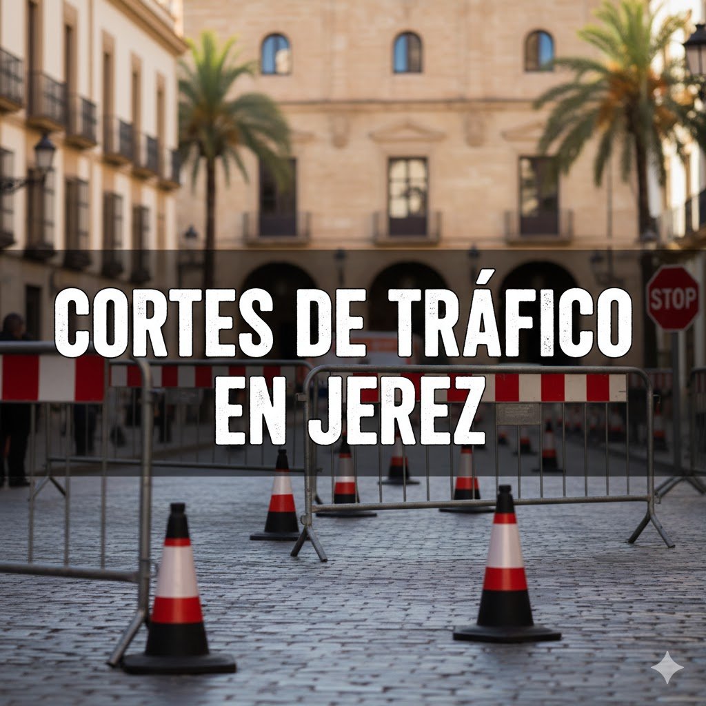 cortes de tráfico en Jerez