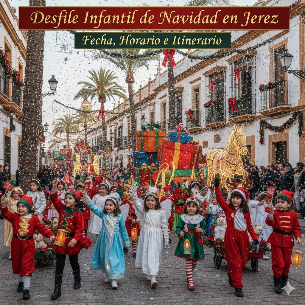 desfile infantil de navidad en Jerez