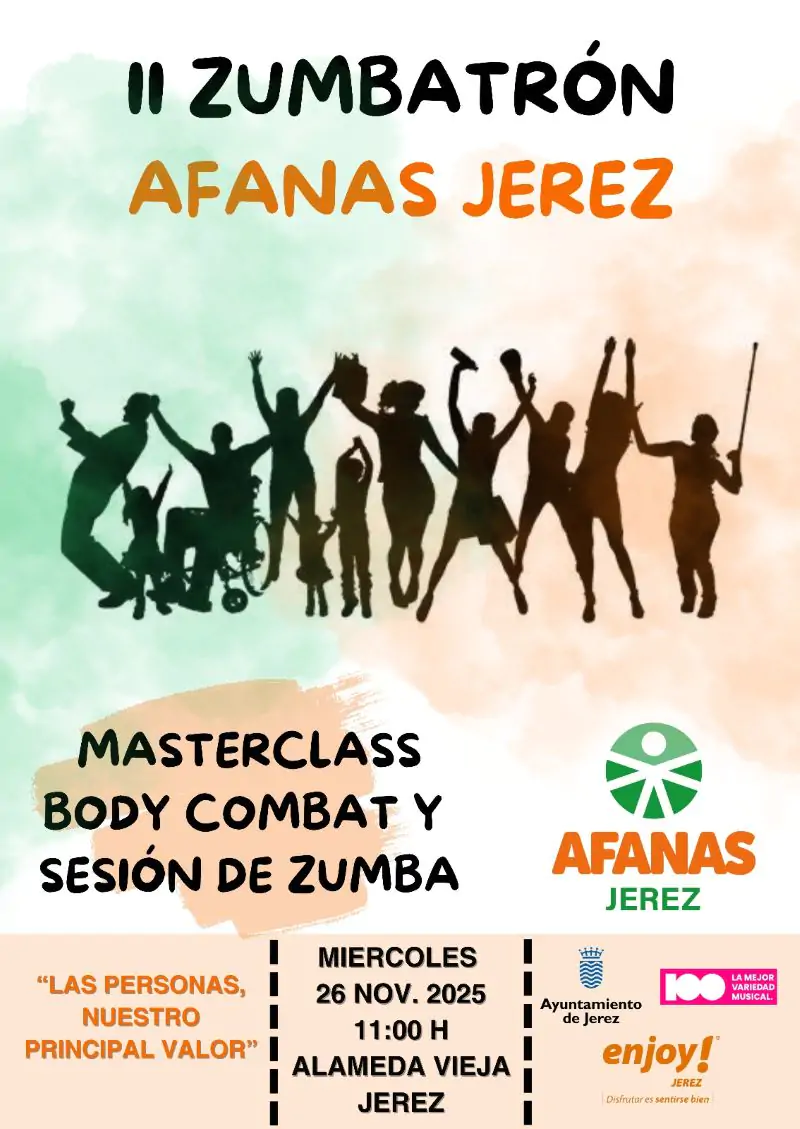 La inclusión se mueve: Llega el Zumbatrón AFANAS Jerez