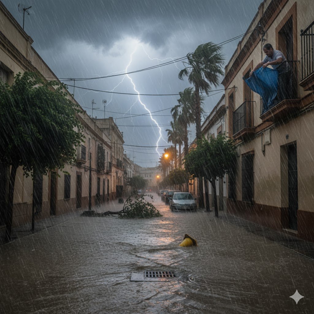 aviso naranja por lluvias
