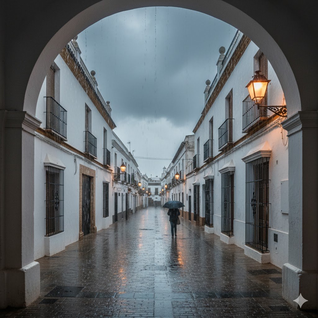 Jerez en alerta: El tiempo se desploma con un 100% de probabilidad de lluvia a partir del jueves