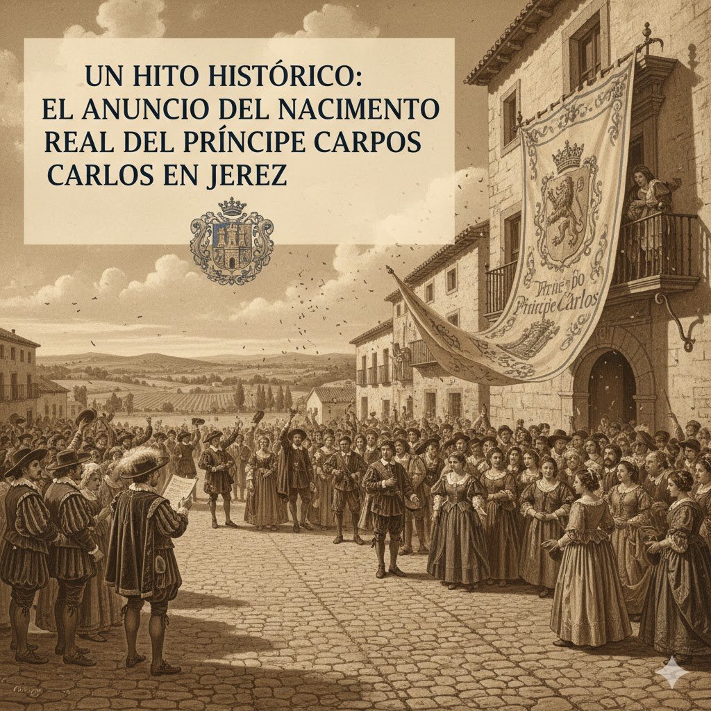 Un hito histórico: El anuncio del nacimiento real del príncipe Carlos en Jerez