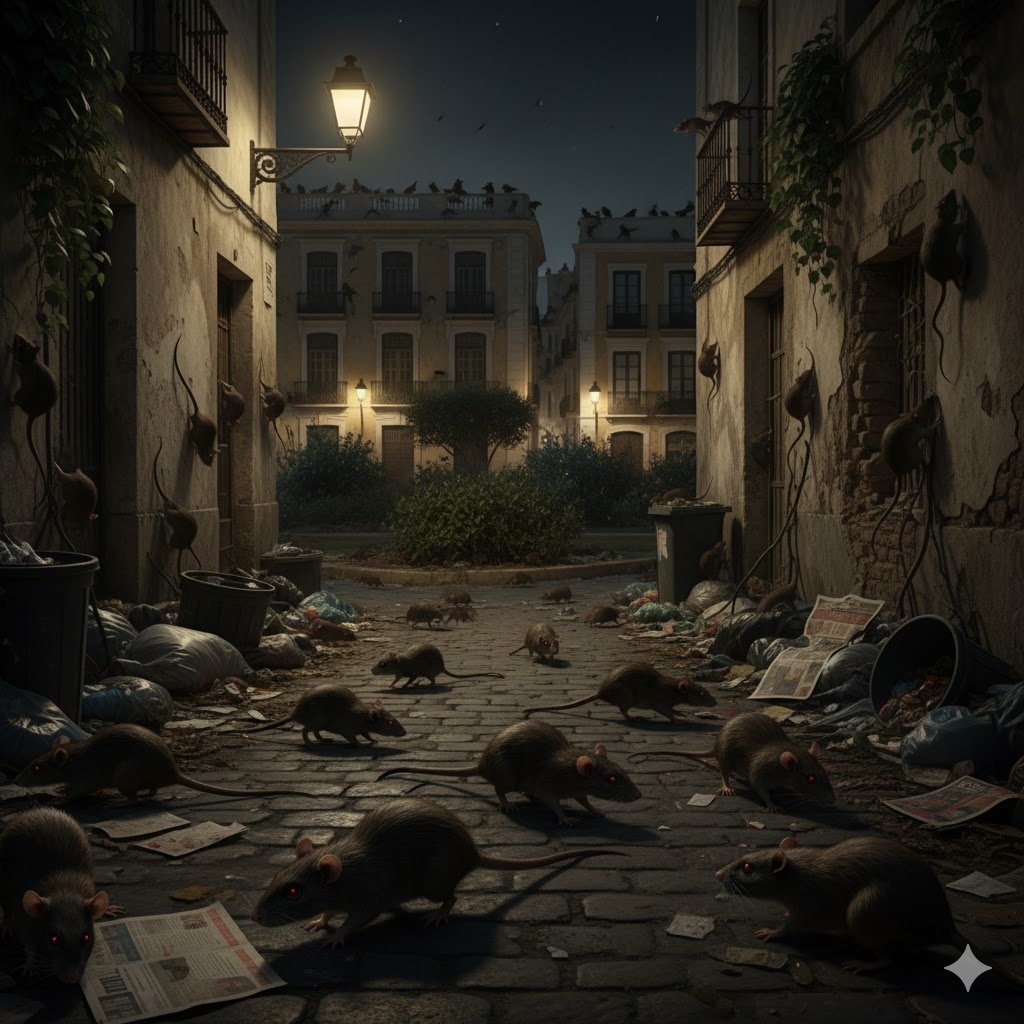 ratas por habitante en Cádiz