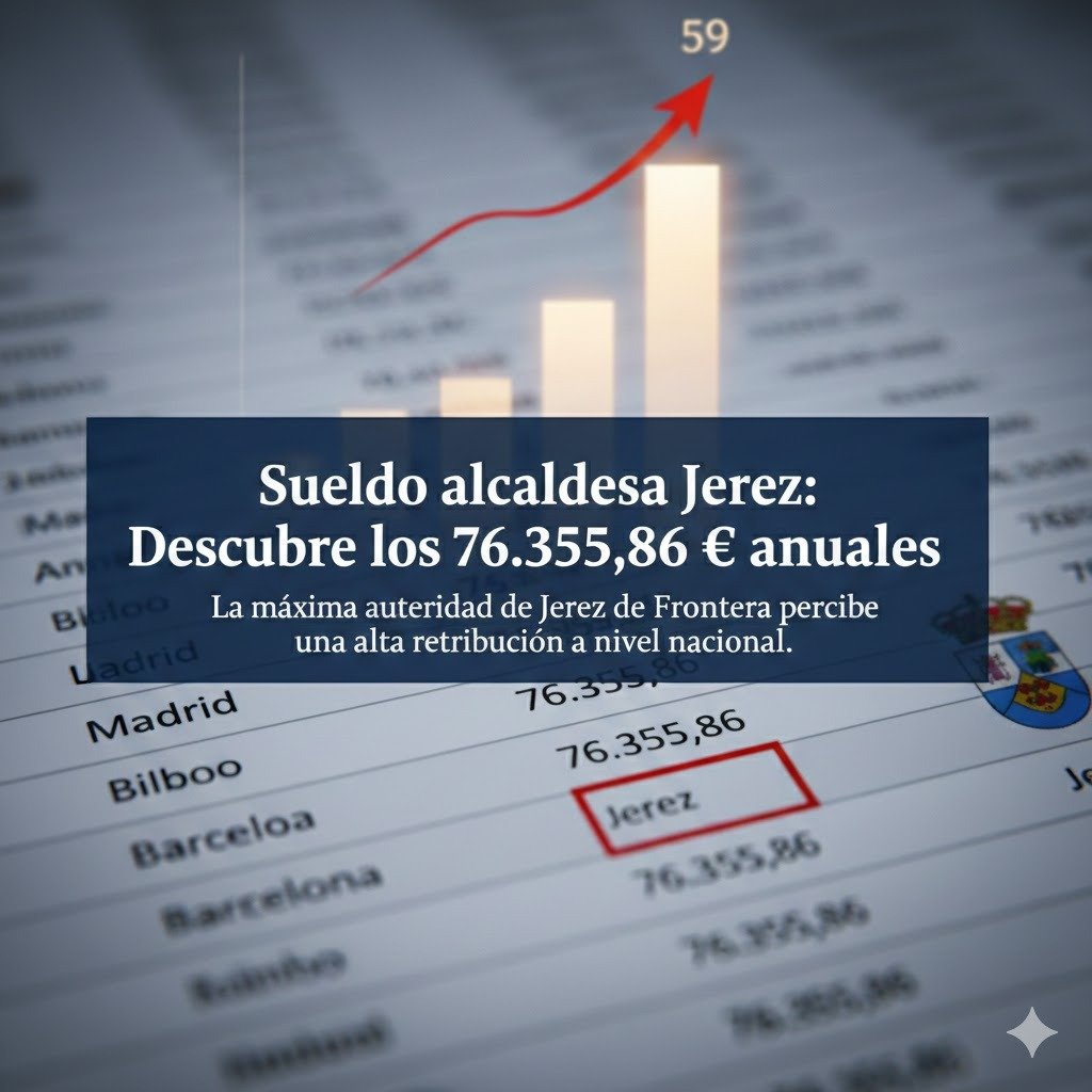 La alcaldesa de Jerez, entre las que más cobra de España: ¿Qué posición ocupa en el ranking de sueldos millonarios?