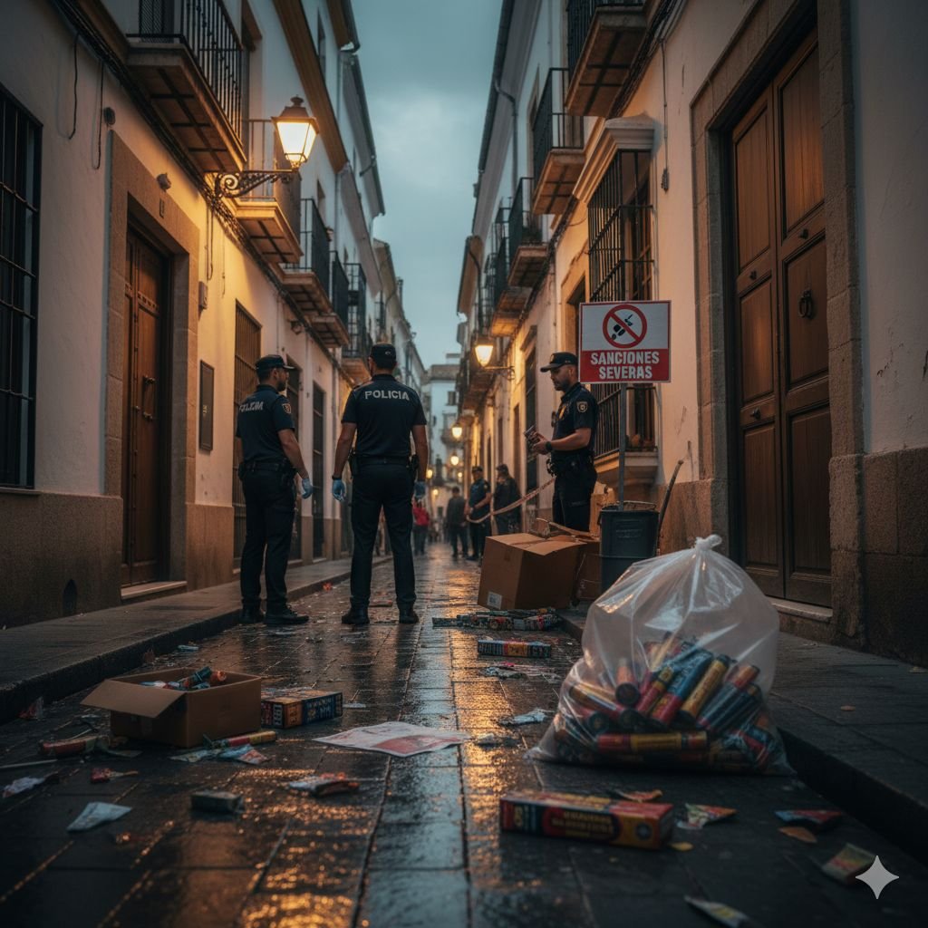 venta ilegal pirotecnia Jerez